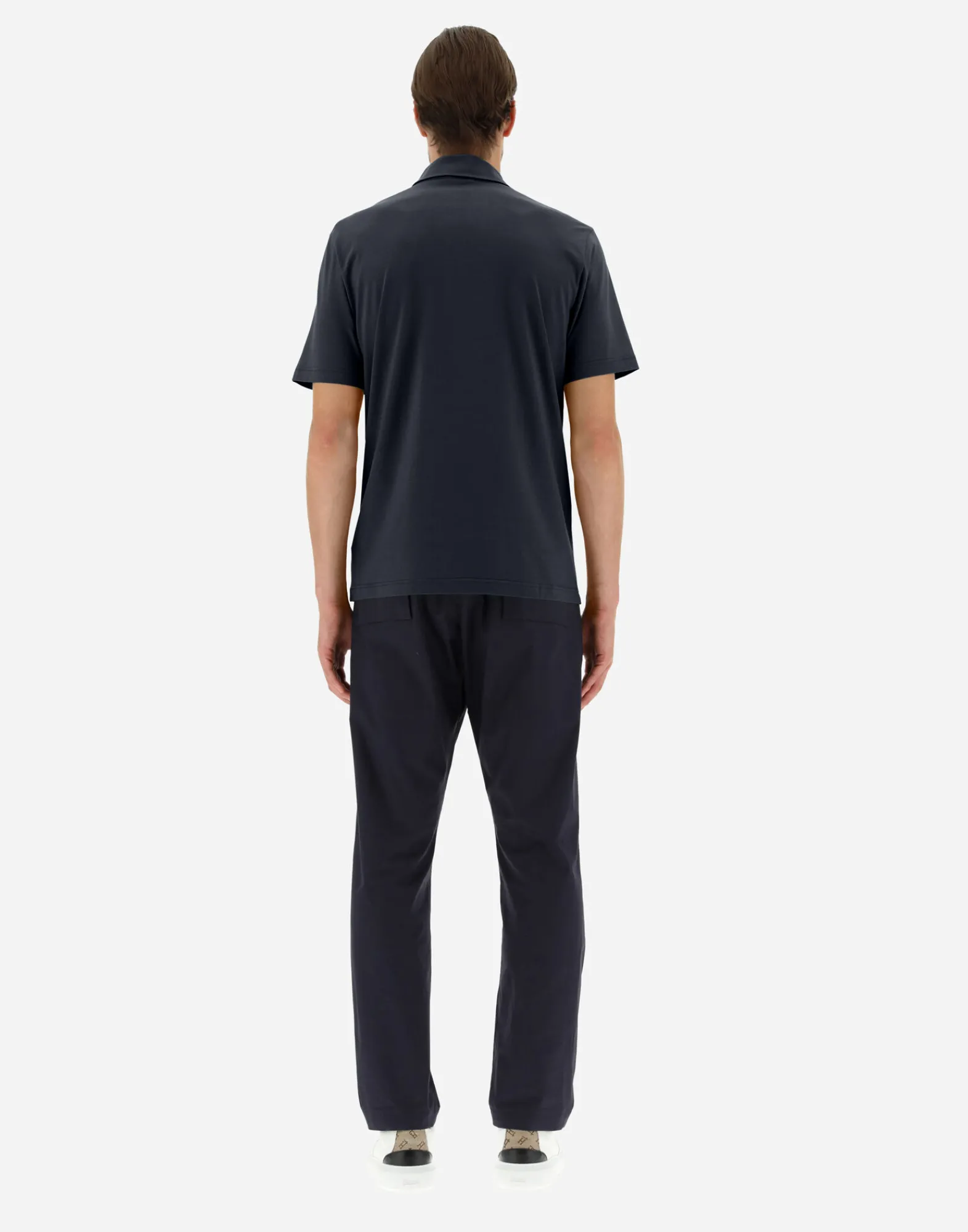 Herno T-Shirt & Polo-Shirts-Poloshirt Aus Crepe-Jersey