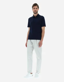 Herno T-Shirt & Polo-Shirts-Poloshirt Aus Seidenjersey