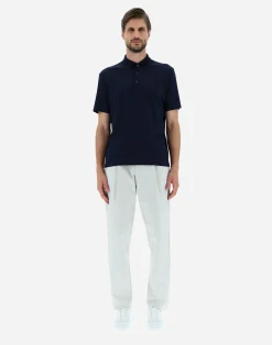 Herno T-Shirt & Polo-Shirts-Poloshirt Aus Seidenjersey