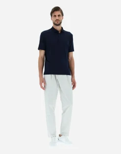 Herno T-Shirt & Polo-Shirts-Poloshirt Aus Seidenjersey