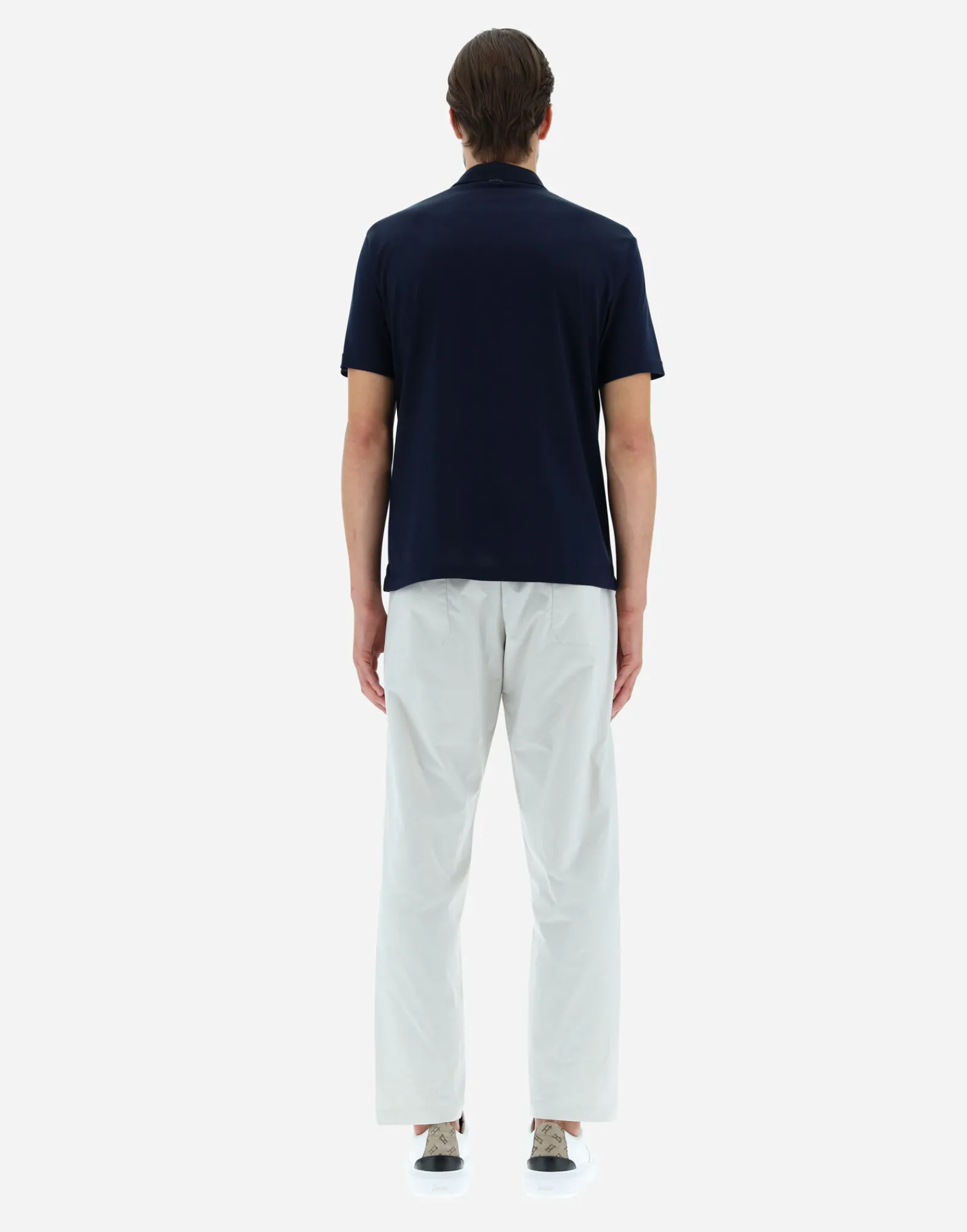Herno T-Shirt & Polo-Shirts-Poloshirt Aus Seidenjersey