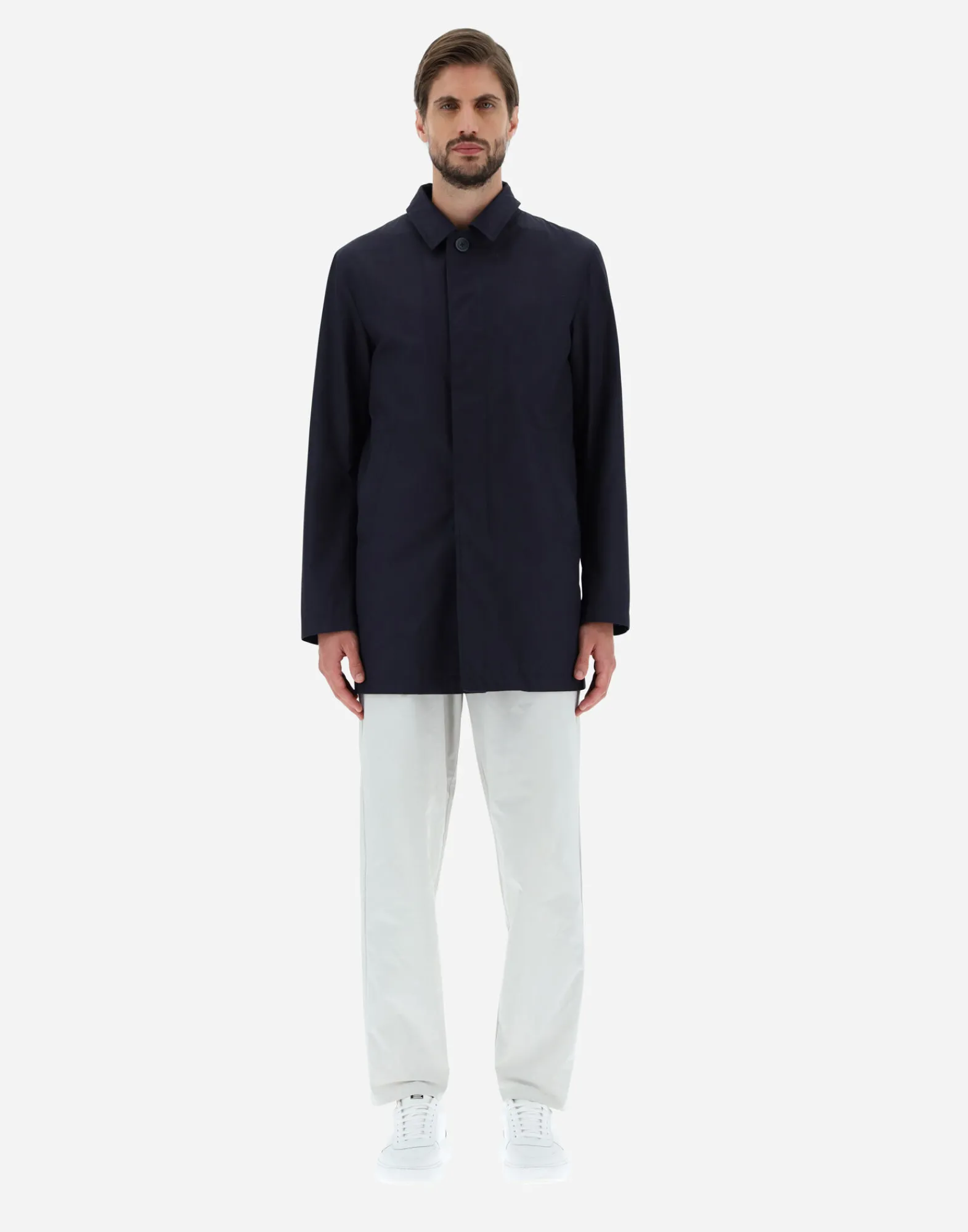 Herno Regenmäntel-Regenmäntel Aus Delon & Nylon Ultralight