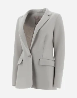 Herno Blazers-Resort Blazer Aus Light Boiled Wool
