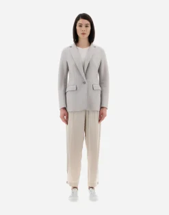 Herno Blazers-Resort Blazer Aus Light Boiled Wool