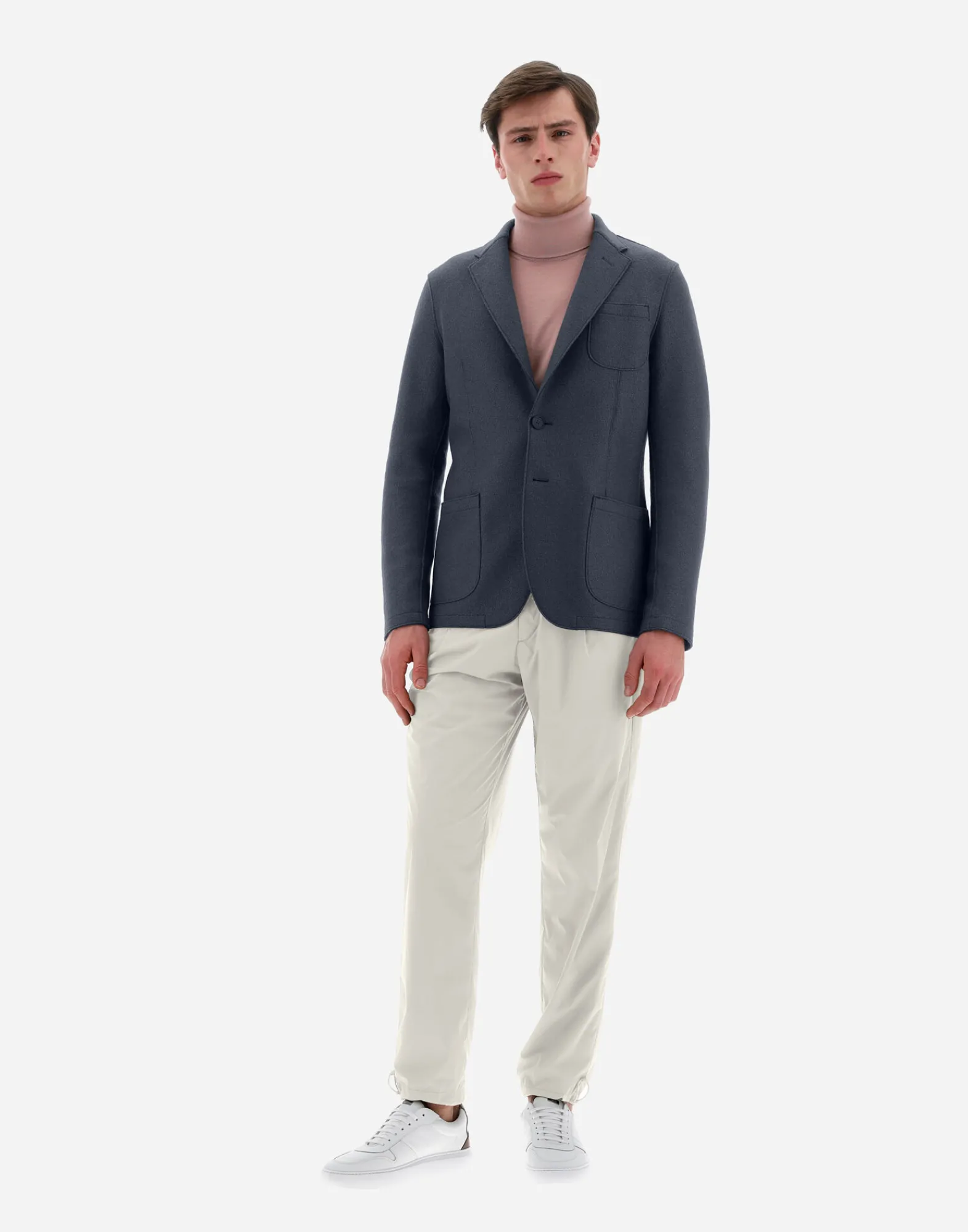 Herno Blazers-Resort Blazer Aus Light Boiled Wool