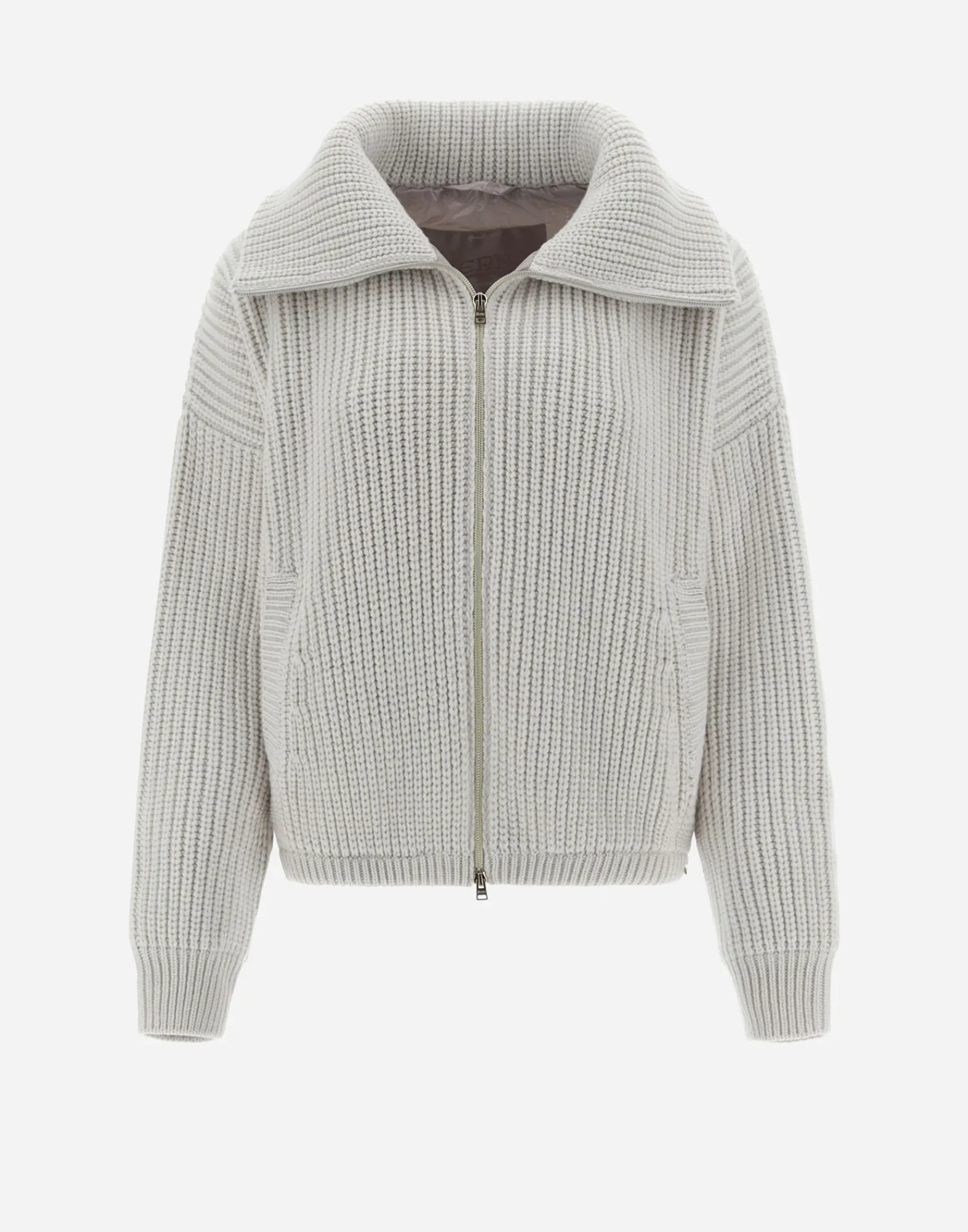Herno Bomber-Resort Bomberjacke Aus Eternity Brioche Knit