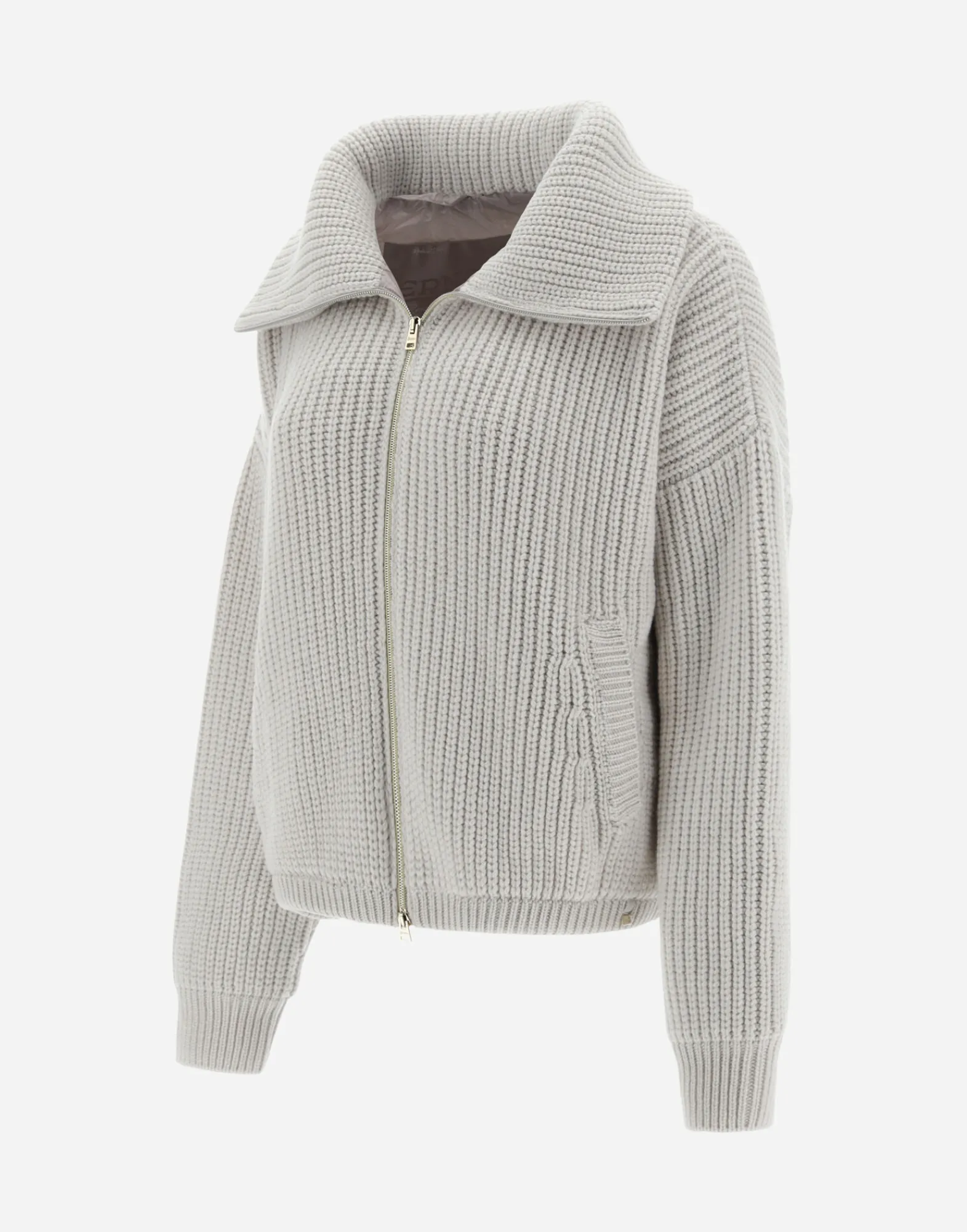 Herno Bomber-Resort Bomberjacke Aus Eternity Brioche Knit