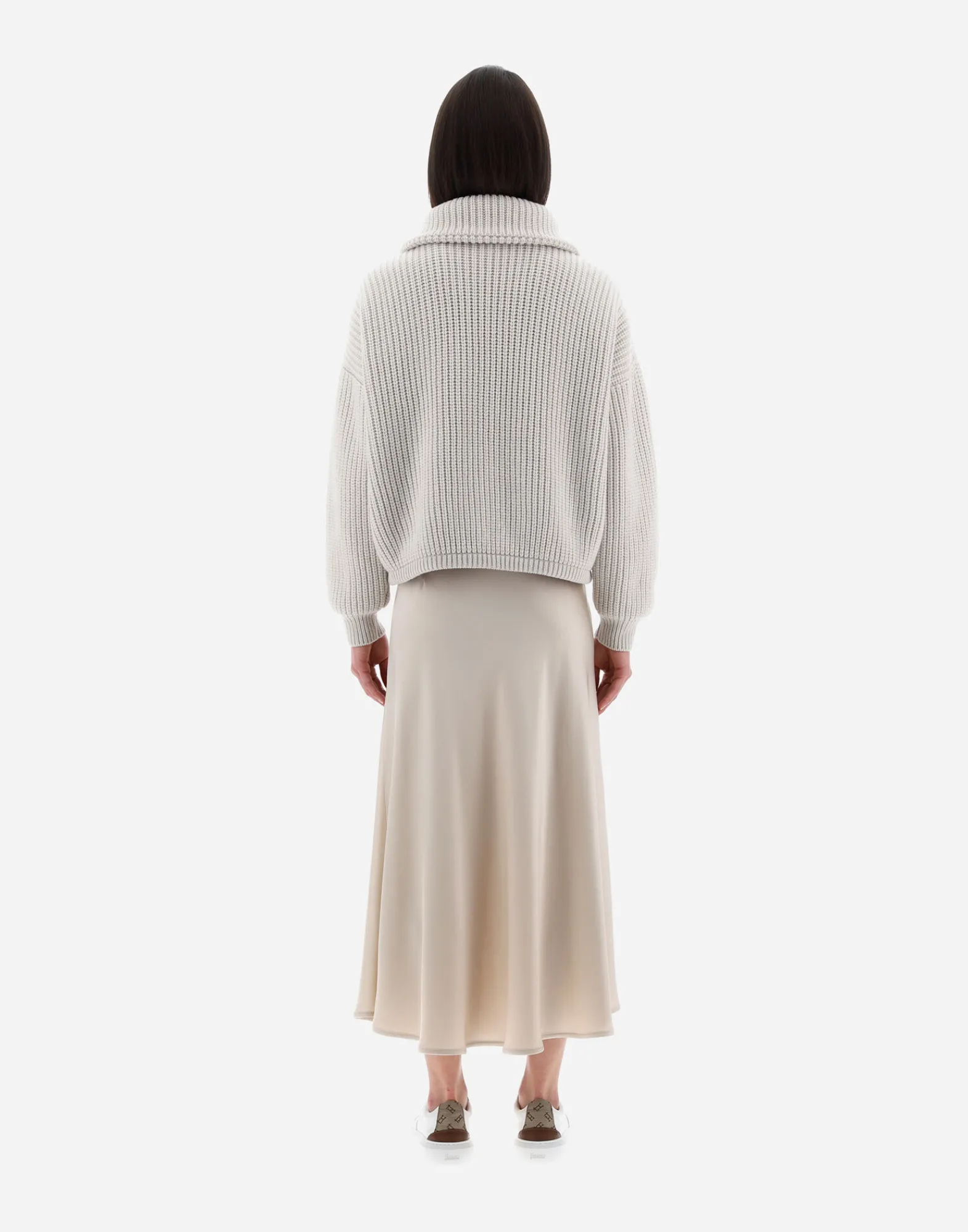 Herno Bomber-Resort Bomberjacke Aus Eternity Brioche Knit