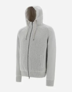Herno Bomber-Resort Bomberjacke Aus Infinity Mix Knit & Rev Ponente