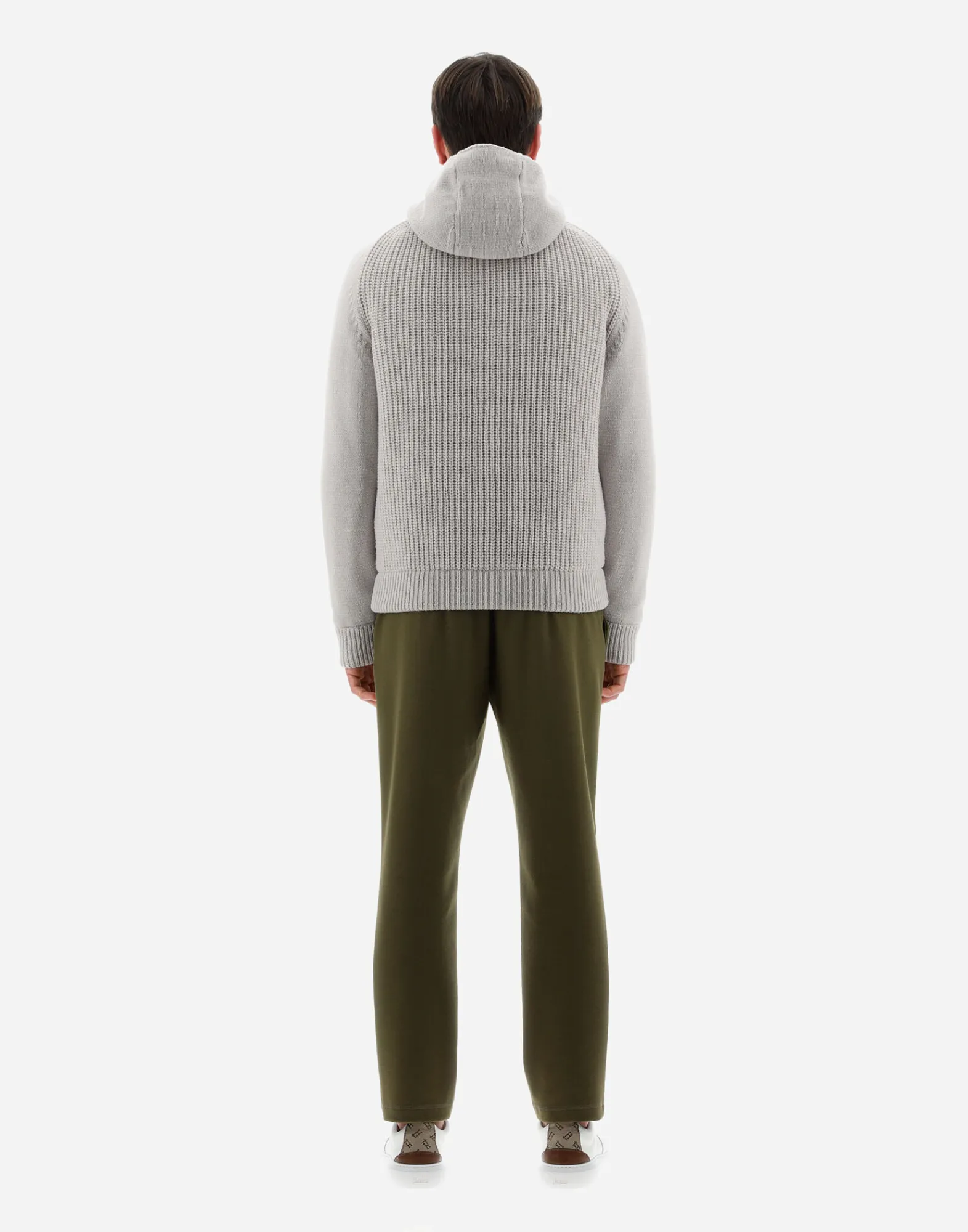 Herno Bomber-Resort Bomberjacke Aus Infinity Mix Knit & Rev Ponente