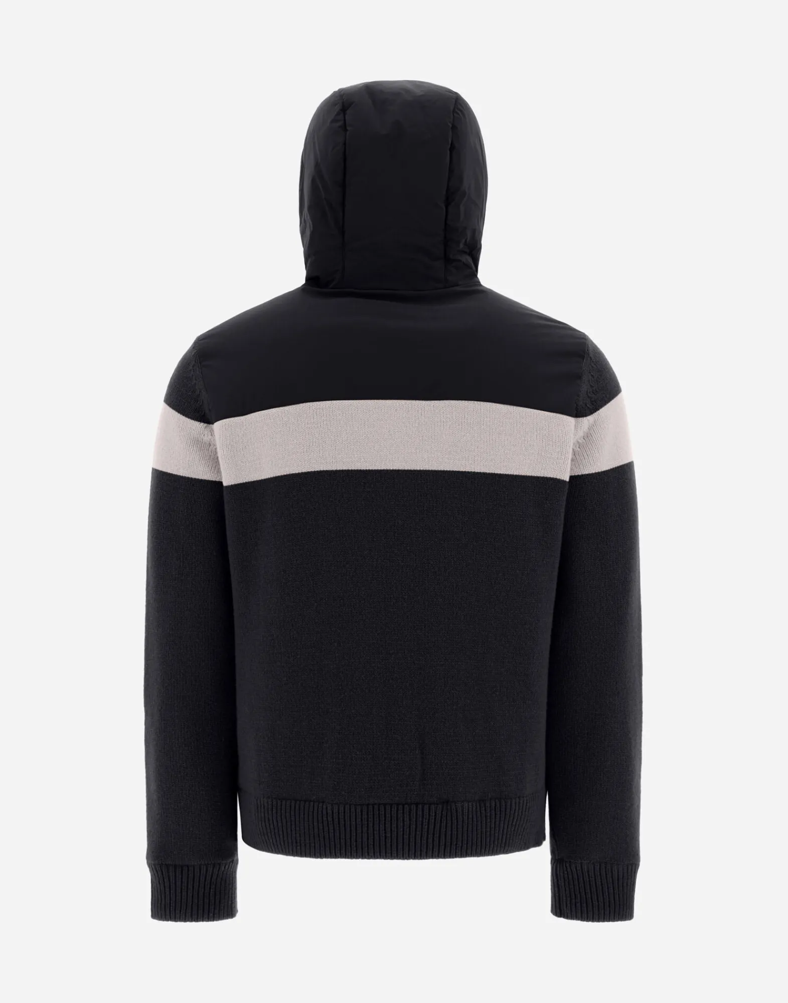 Herno Bomber-Resort Bomberjacke Aus Infinity Mix Knit & Ponente