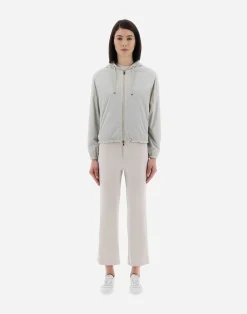 Herno Bomber-Resort Bomberjacke Aus Light Nylon Stretch & Light Jersey