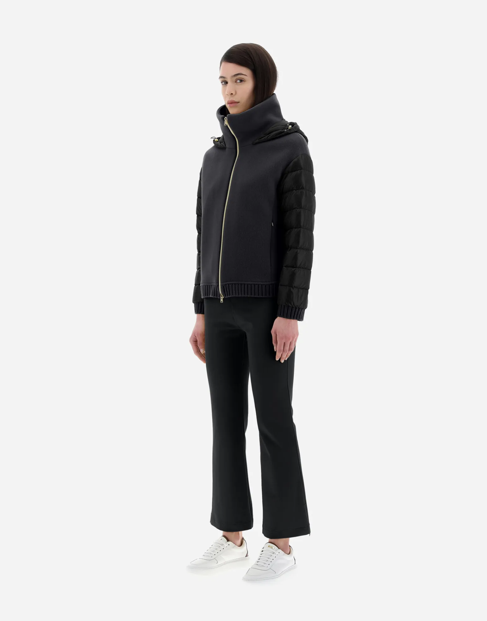 Herno Bomber-Resort Bomberjacke Aus Modern Double & Nylon Ultralight