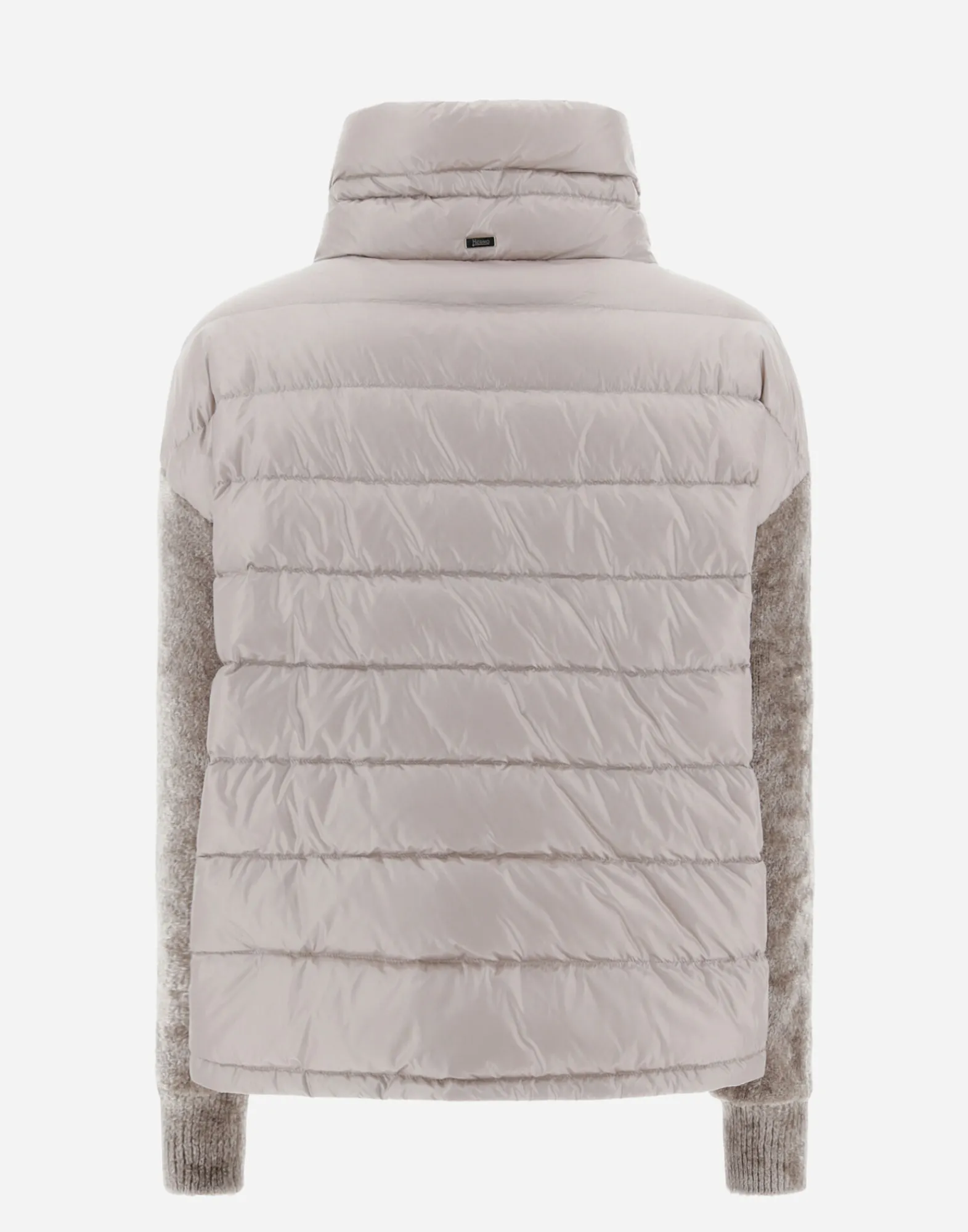 Herno Bomber-Resort Bomberjacke Aus Nylon Ultralight & Chenille Knit