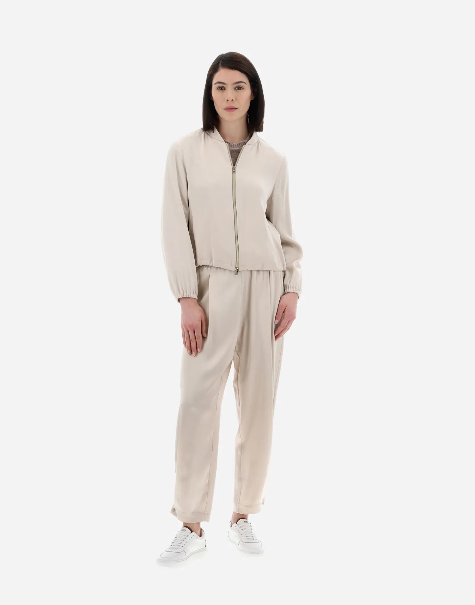 Herno Bomber-Resort Bomberjacke Aus Satin Effect