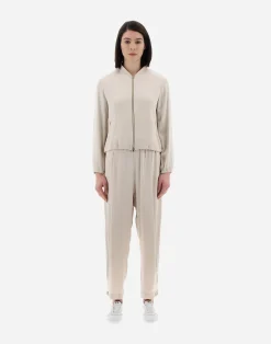 Herno Bomber-Resort Bomberjacke Aus Satin Effect