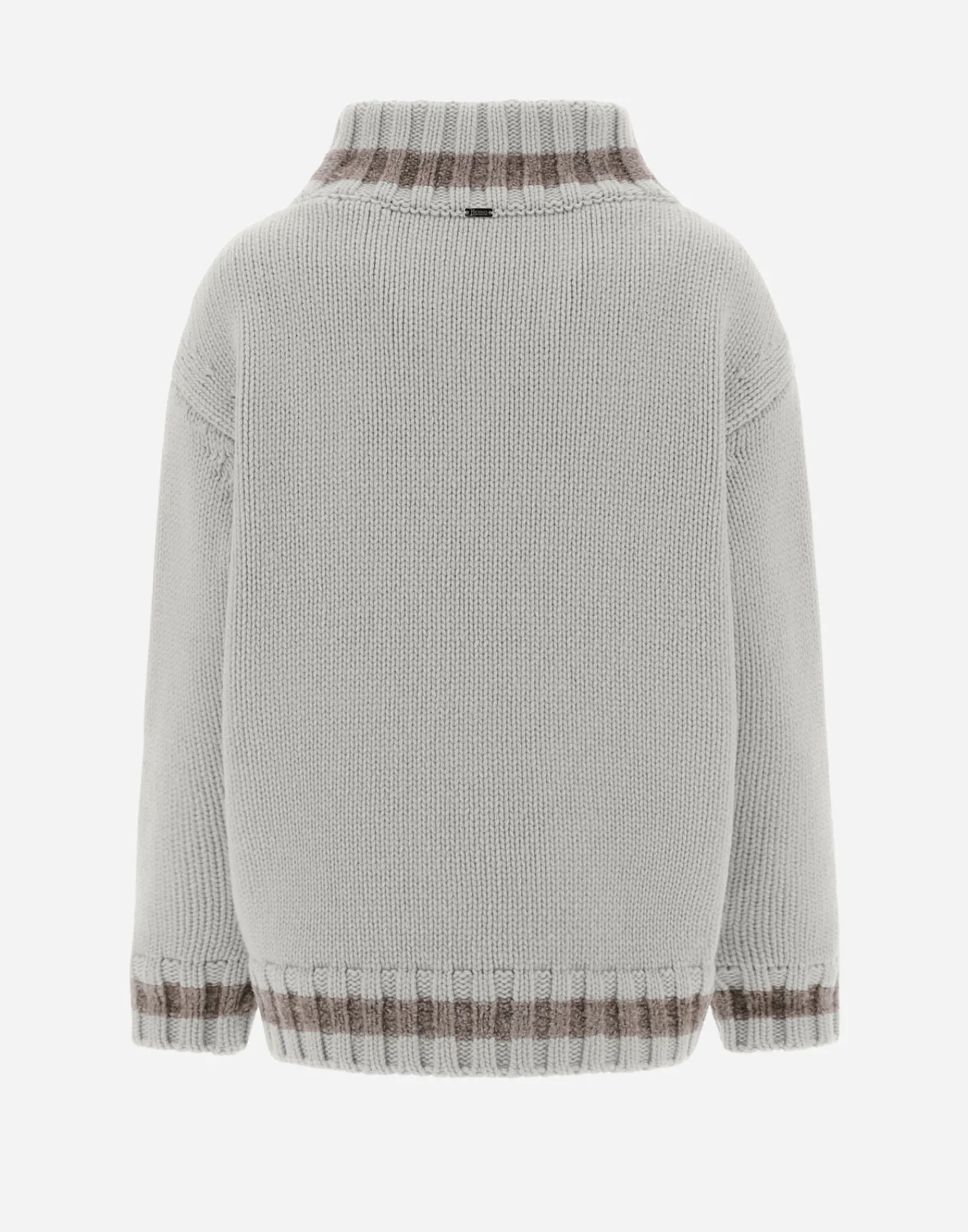 Herno Bomber-Resort Cardigan Aus Infinity & Chenille Knit