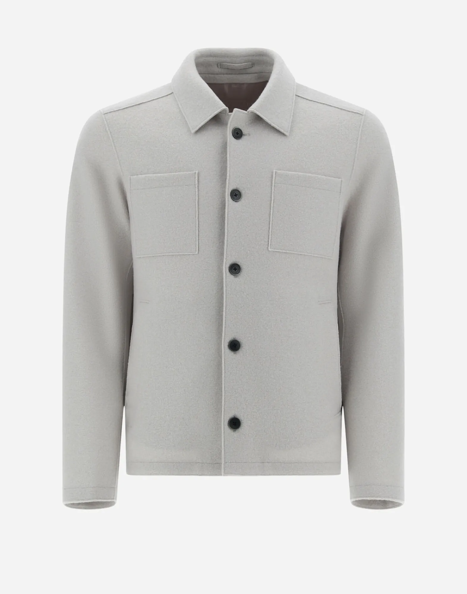 Herno Hemden-Resort Hemd Aus Light Boiled Wool