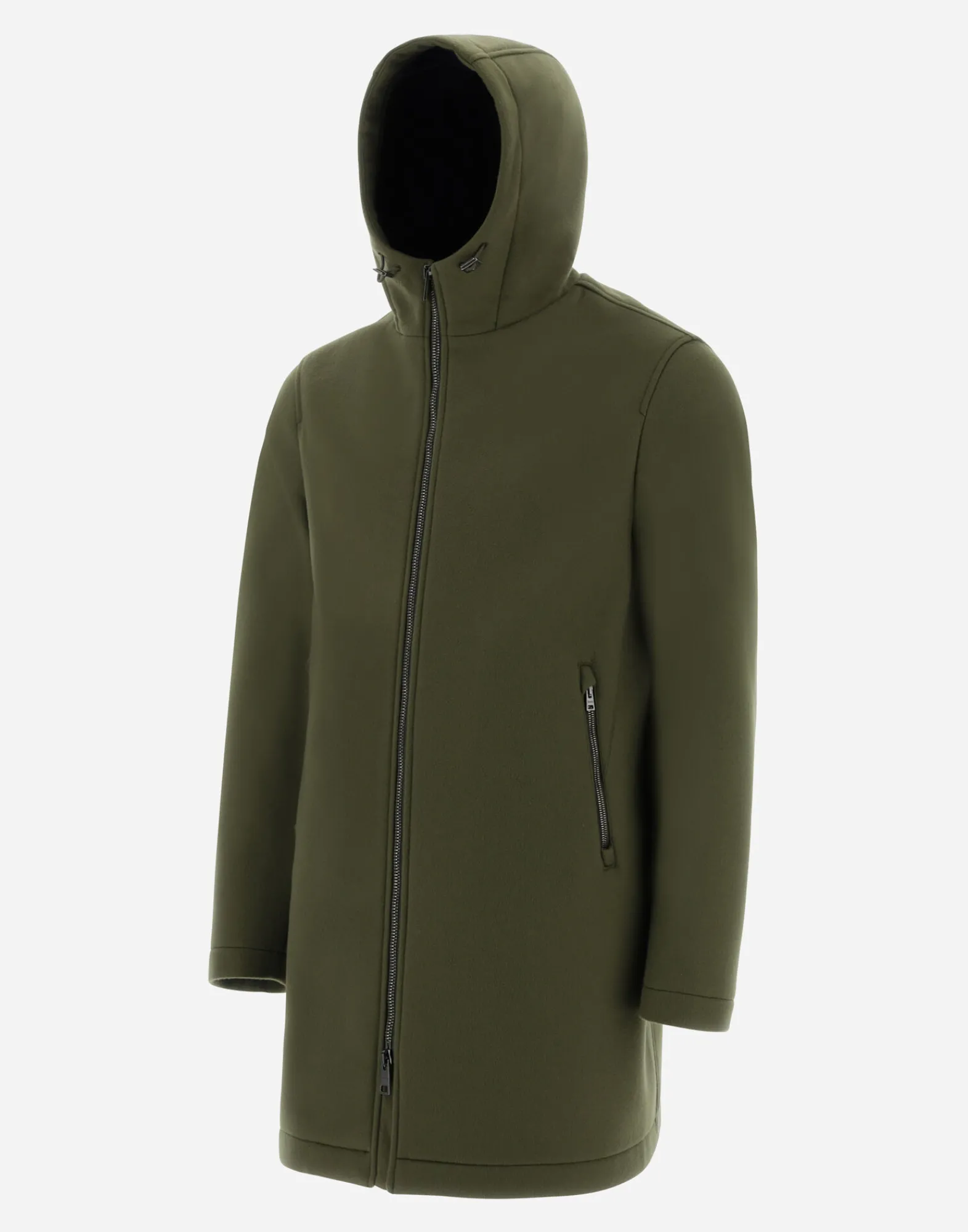 Herno Parka & Jacken-Resort Parka Aus Mesh Wool