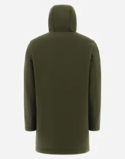 Herno Parka & Jacken-Resort Parka Aus Mesh Wool