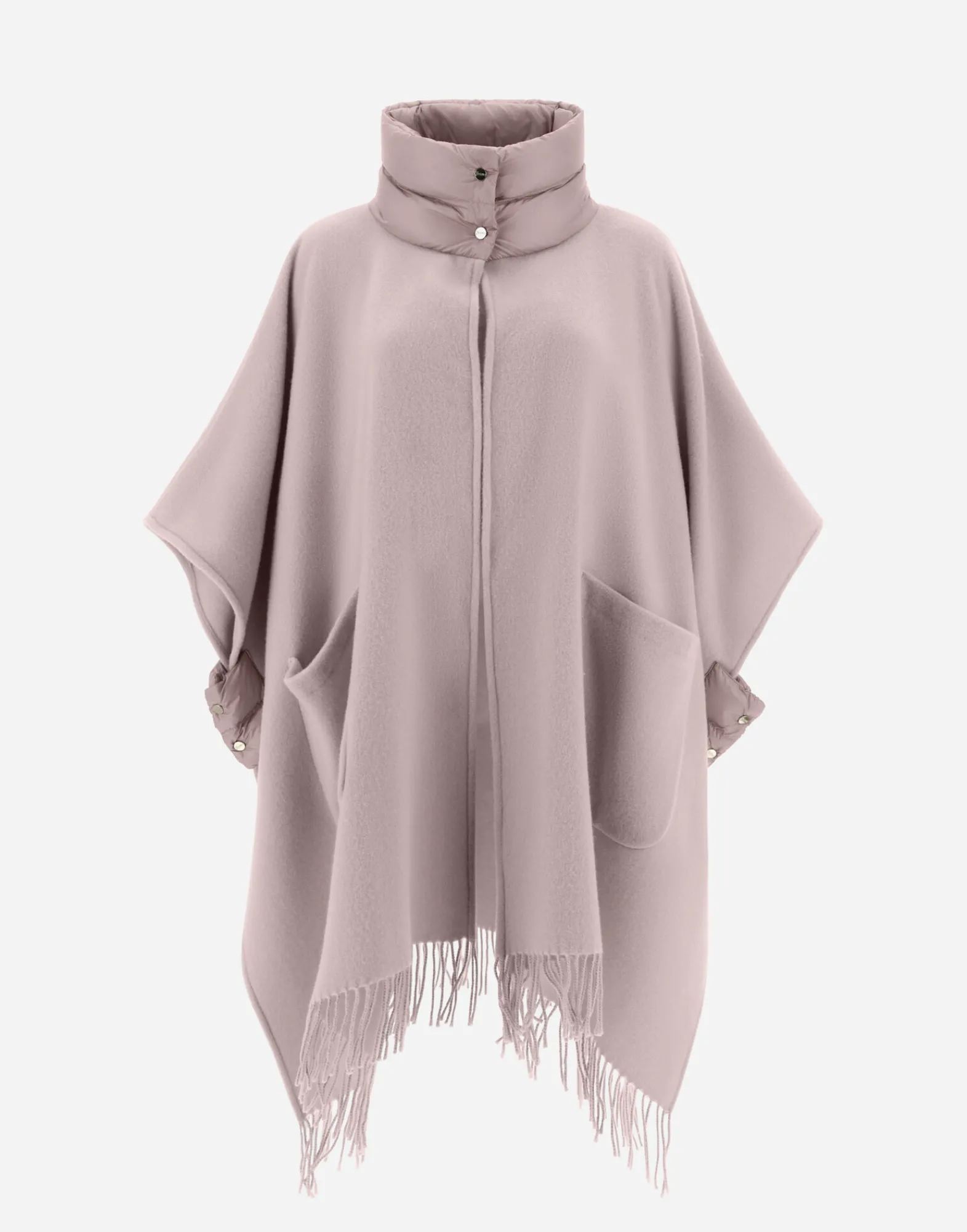 Herno A-Shape-Resort Poncho Aus Warmy & Nylon Ultralight