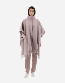 Herno A-Shape-Resort Poncho Aus Warmy & Nylon Ultralight