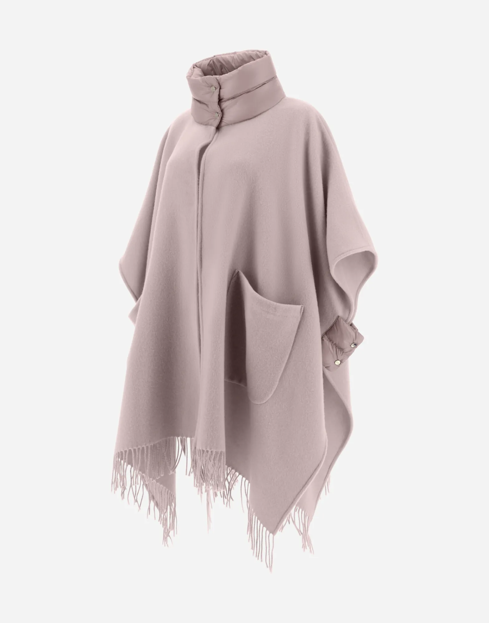 Herno A-Shape-Resort Poncho Aus Warmy & Nylon Ultralight