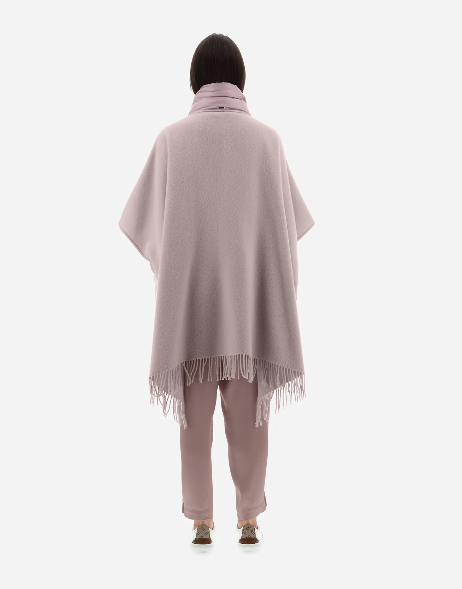 Herno A-Shape-Resort Poncho Aus Warmy & Nylon Ultralight