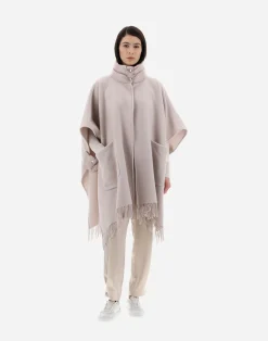 Herno A-Shape-Resort Poncho Aus Warmy & Nylon Ultralight