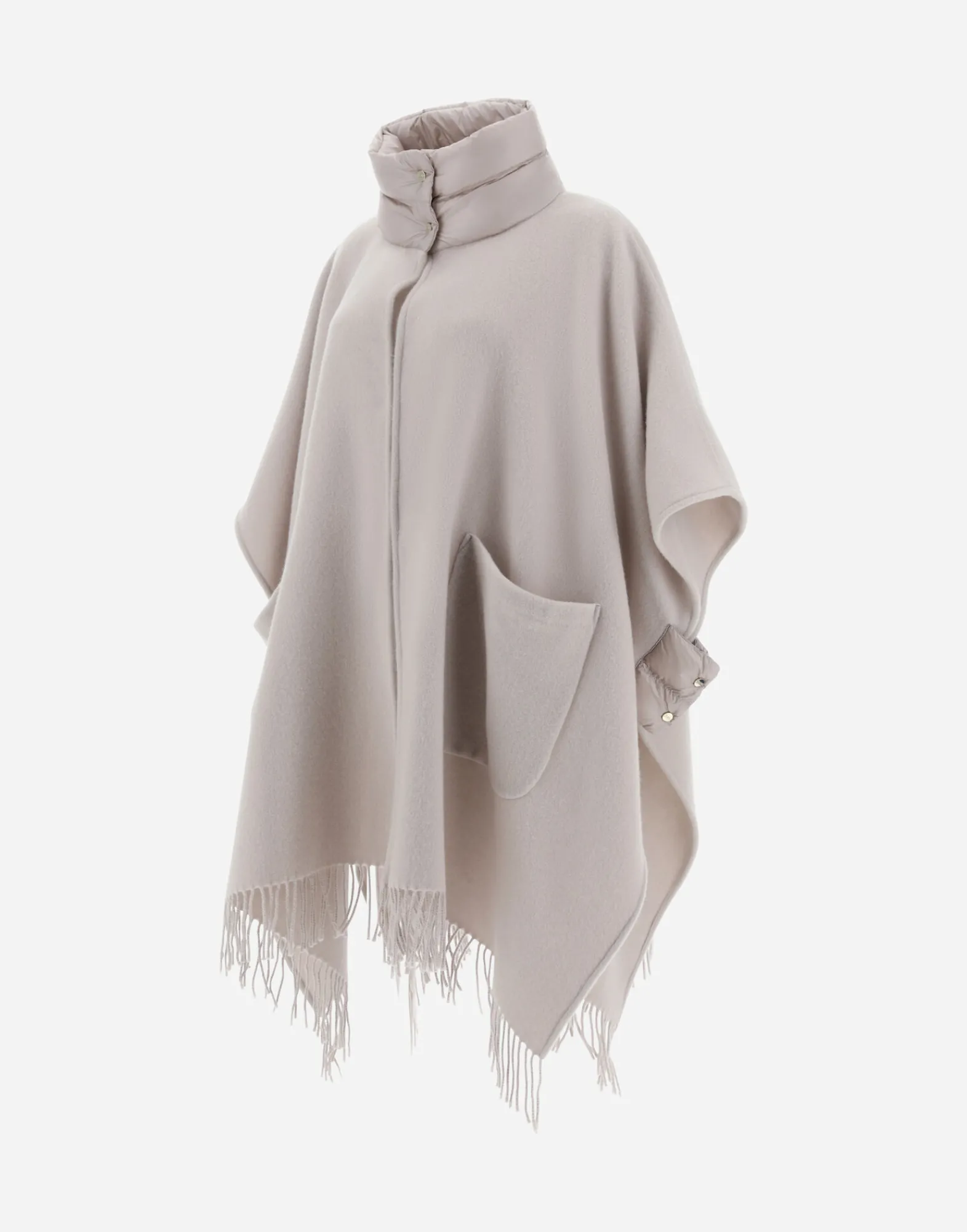 Herno A-Shape-Resort Poncho Aus Warmy & Nylon Ultralight