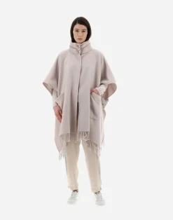 Herno A-Shape-Resort Poncho Aus Warmy & Nylon Ultralight