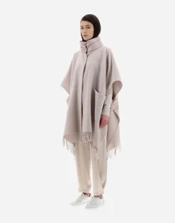 Herno A-Shape-Resort Poncho Aus Warmy & Nylon Ultralight