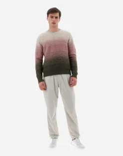 Herno Sweatshirts & Strickjacken-Resort Pullover Aus Faded Blend