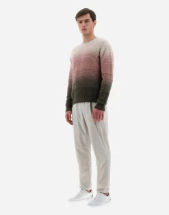 Herno Sweatshirts & Strickjacken-Resort Pullover Aus Faded Blend