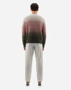 Herno Sweatshirts & Strickjacken-Resort Pullover Aus Faded Blend