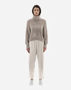Herno Pullover & Strickjacken-Resort Rollkragenpullover Aus Chenille Knit