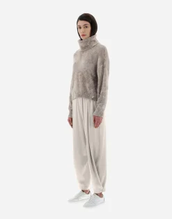 Herno Pullover & Strickjacken-Resort Rollkragenpullover Aus Chenille Knit