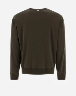 Herno Sweatshirts & Strickjacken-Resort Sweatshirt Aus Basic Cotton