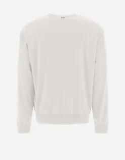 Herno Sweatshirts & Strickjacken-Resort Sweatshirt Aus Basic Cotton