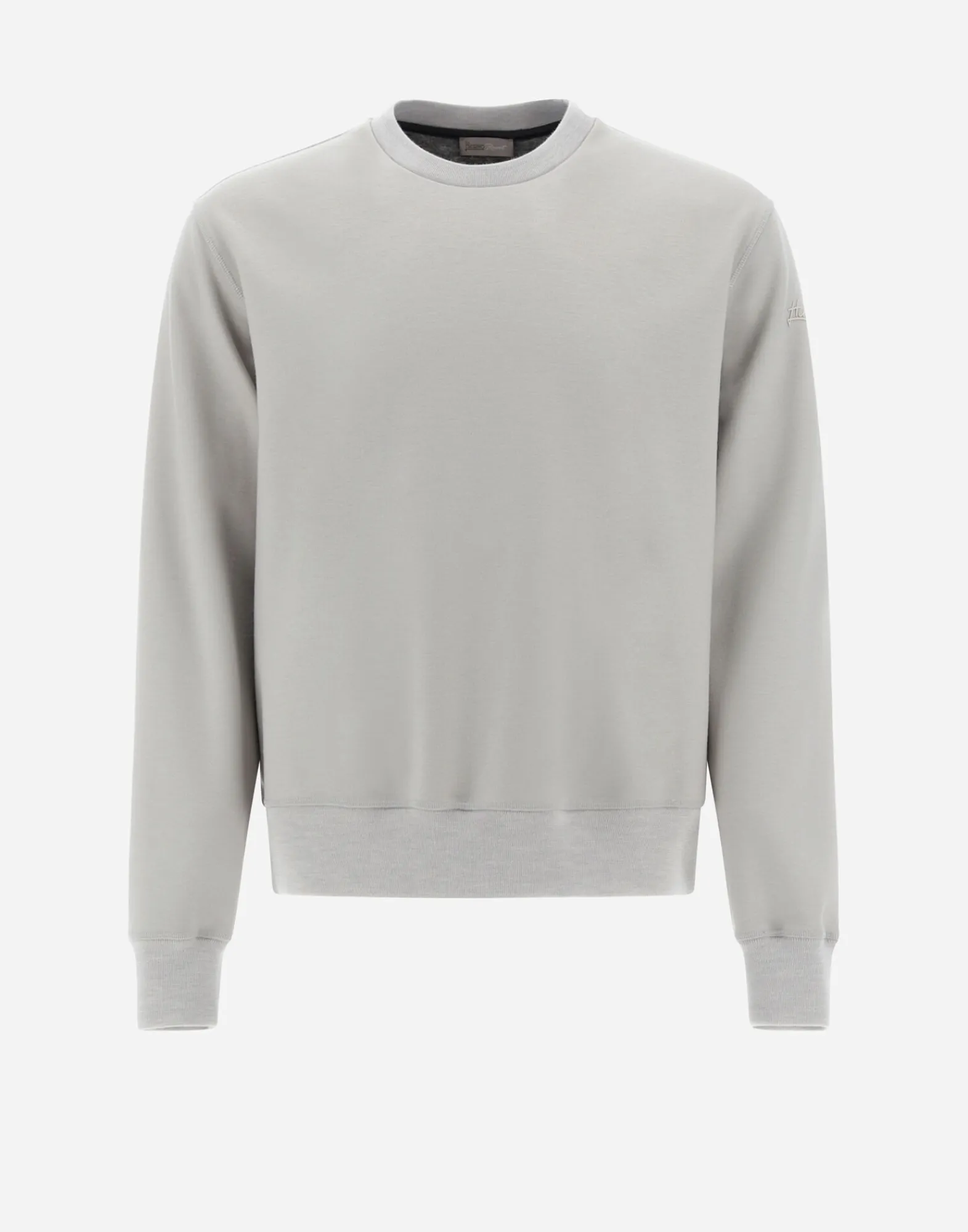 Herno Sweatshirts & Strickjacken-Resort Sweatshirt Aus Boiled Wool Jersey