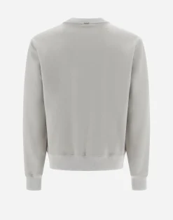 Herno Sweatshirts & Strickjacken-Resort Sweatshirt Aus Boiled Wool Jersey