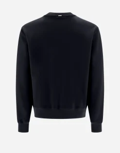 Herno Sweatshirts & Strickjacken-Resort Sweatshirt Aus Boiled Wool Jersey