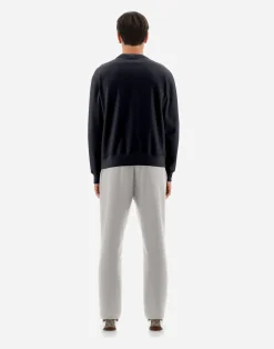 Herno Sweatshirts & Strickjacken-Resort Sweatshirt Aus Boiled Wool Jersey
