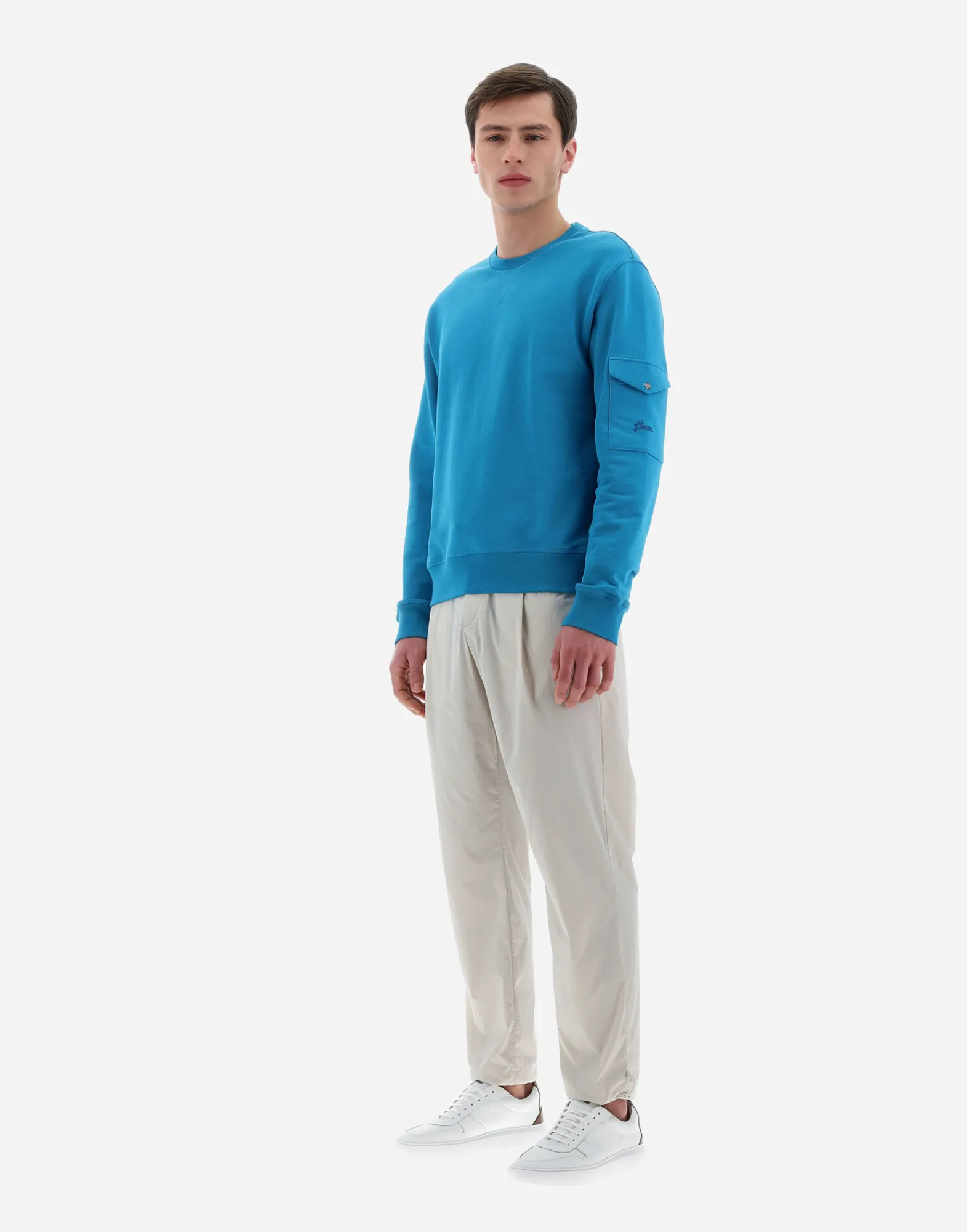 Herno Sweatshirts & Strickjacken-Resort Sweatshirt Aus Cotton Sweater