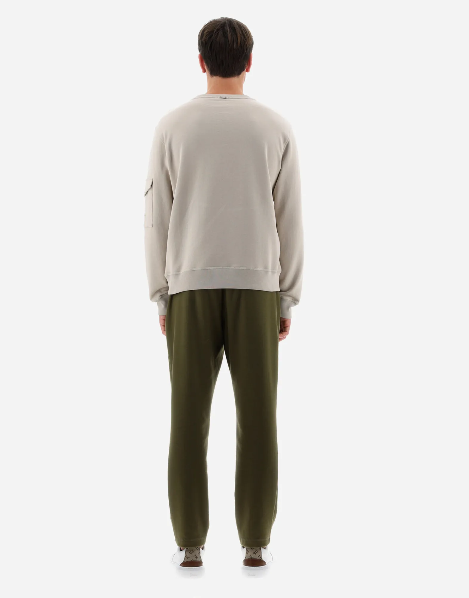 Herno Sweatshirts & Strickjacken-Resort Sweatshirt Aus Cotton Sweater