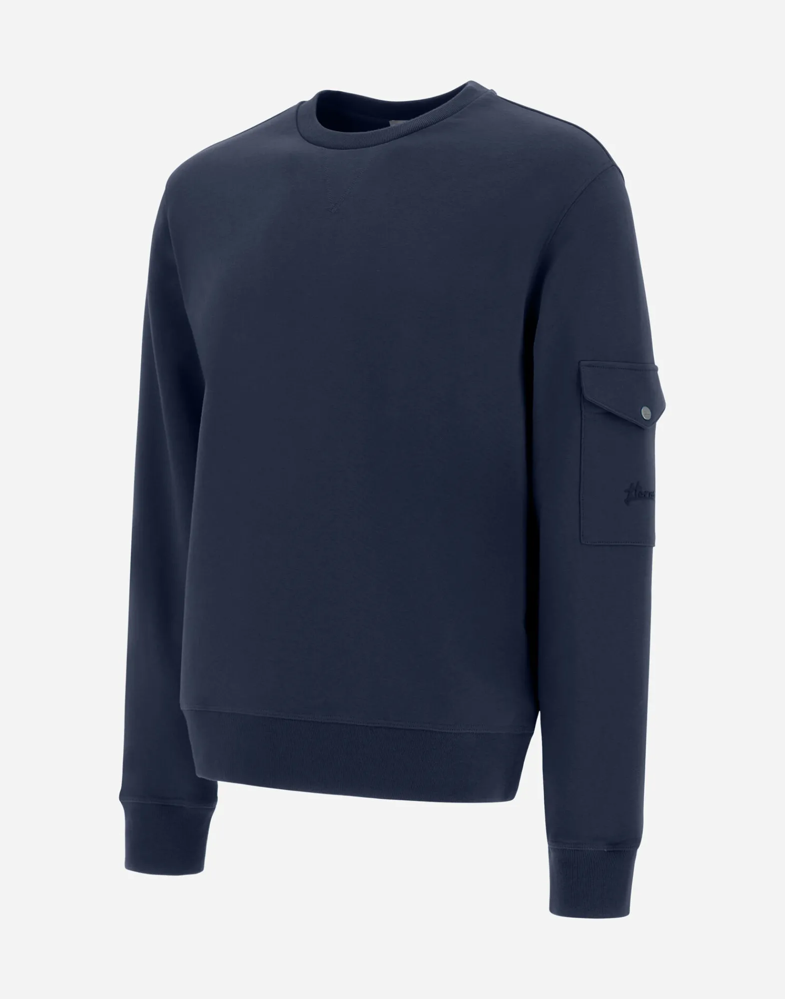 Herno Sweatshirts & Strickjacken-Resort Sweatshirt Aus Cotton Sweater