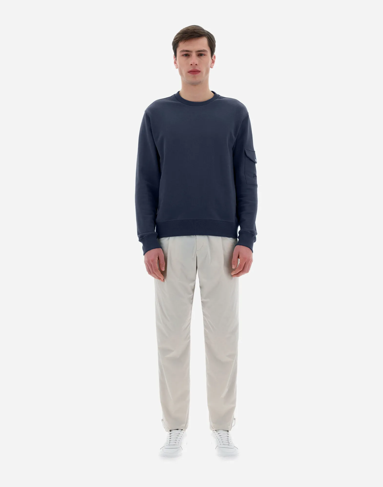 Herno Sweatshirts & Strickjacken-Resort Sweatshirt Aus Cotton Sweater