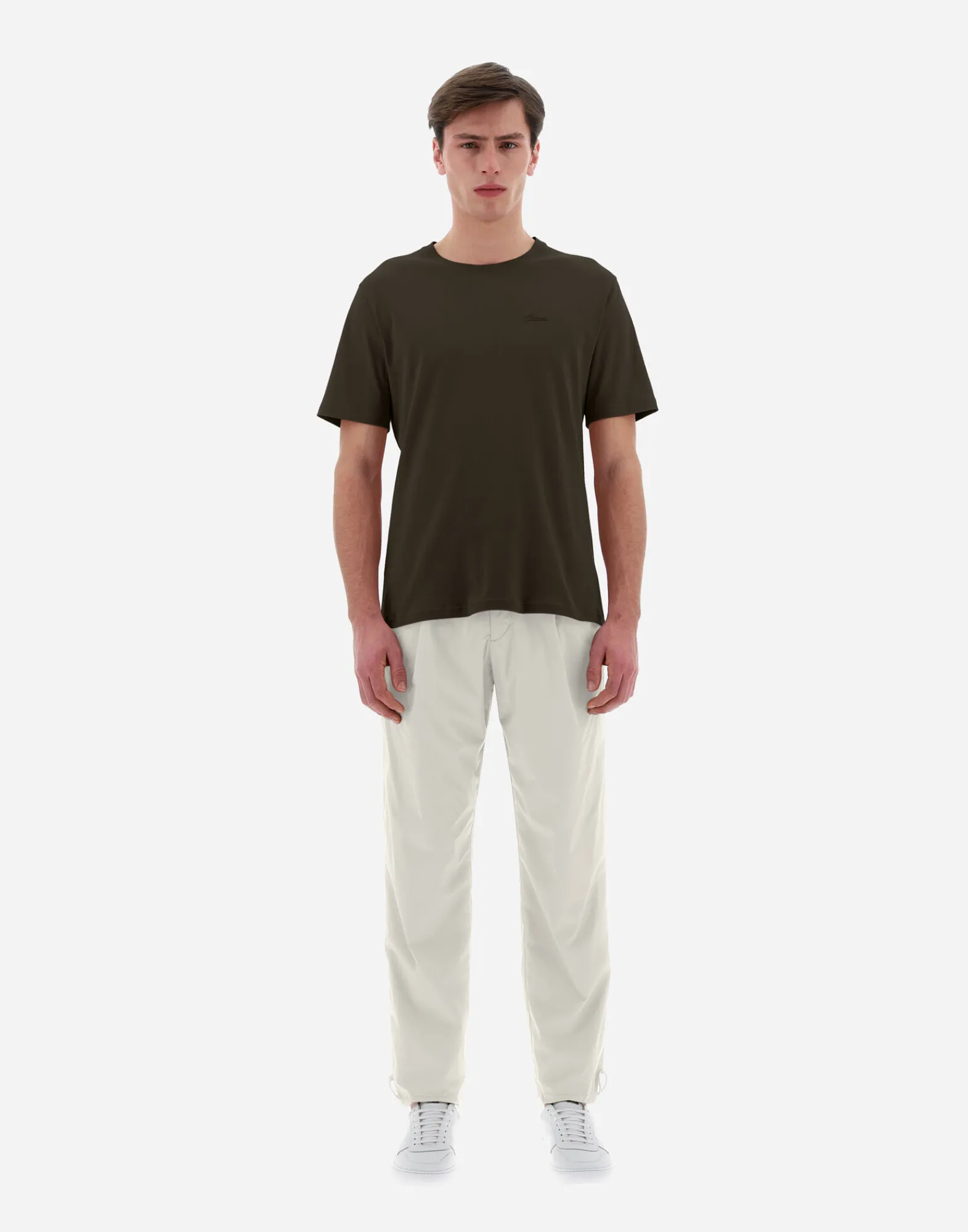 Herno T-Shirt & Polo-Shirts-Resort T-Shirt Aus Basic Cotton