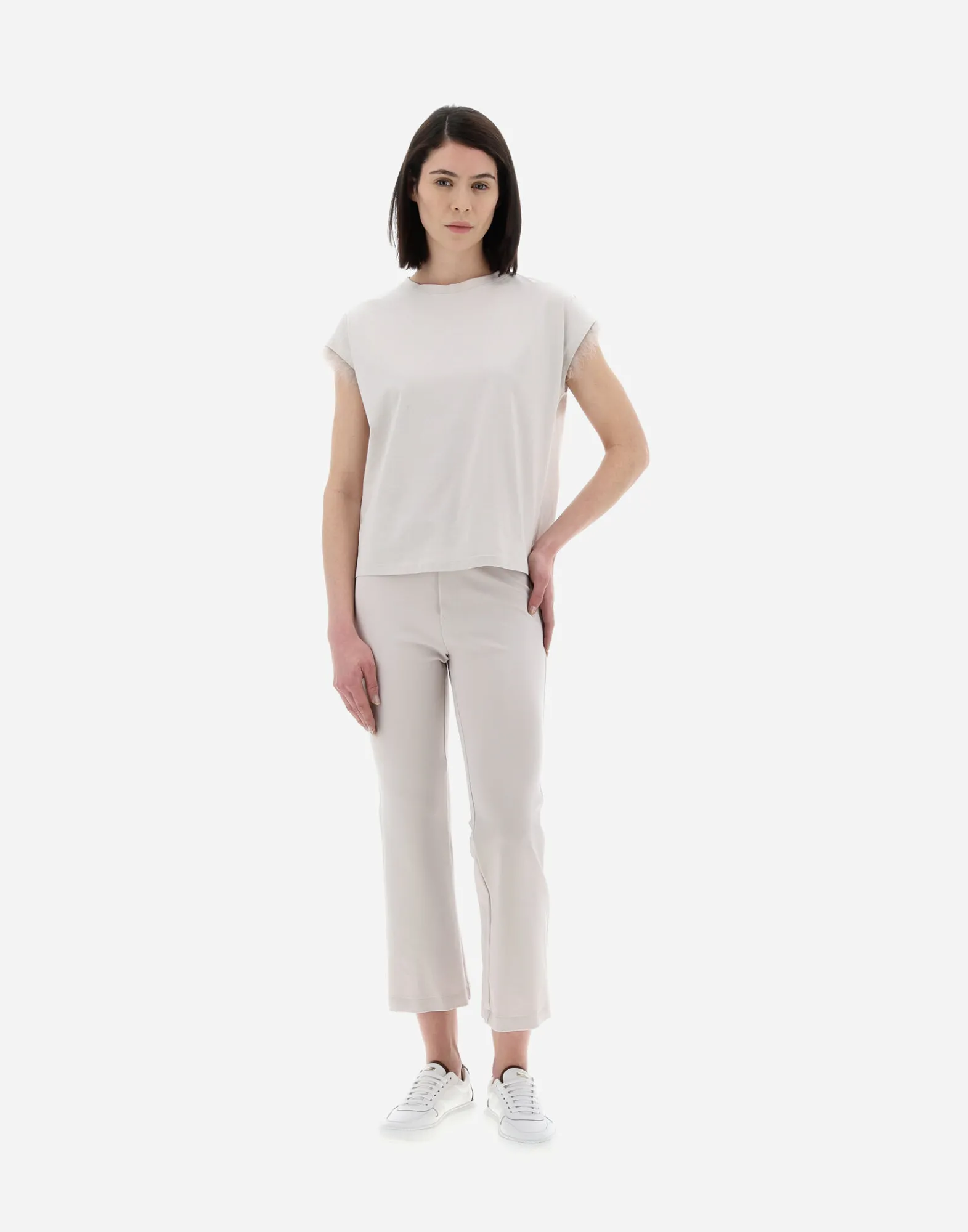 Herno T-Shirts-Resort T-Shirt Aus Chic Cotton Jersey