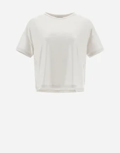 Herno T-Shirts-Resort T-Shirt Aus Coated Jersey